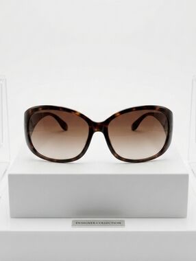 Jones New York Brown Tortoiseshell Oversized Sunglasses - Women